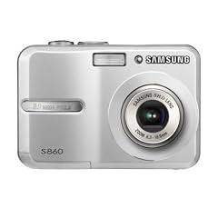 Samsung S860 Digitalkamera (8 Megapixel, 3-fach opt Zoom, 6,1 cm (2,4 Zoll) Display) silber