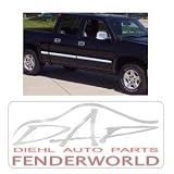 CHEVY SILVERADO CREW CAB 07-08 CHROME BODYSIDE TRIM