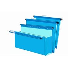 Pendaflex 59303 Pendaflex 3" Expansion Hanging Box Bottom Folders w/Sides, Legal, BE, 25/Box