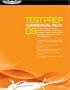Commercial Pilot Test Prep 2009: Study and Prepare for the Commercial Airplane, Helicopter, Gyroplane, Glider, Balloon, Airship and Military Competency FAA Knowledge Tests (Test Prep series)