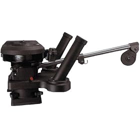 1118 Propack 24 Electric Downrigger w Dual Rod Holders and Swivel Base by