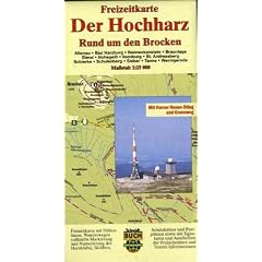 Der Hochharz 1 : 30 000: Rund um den Brocken. Wander- und Fahrradkarte