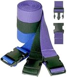 6 foot Pinch Buckle Cotton Yoga Strap