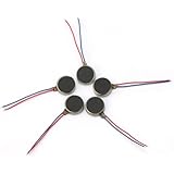 5pc 10mm Diameter Flat Button Type 3V-4.5V CellPhone Micro Vibrator Motor 0.06A