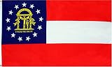 Outdoor Living : Large New 3x5 Georgia State Flag US USA American Flags