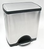 simplehuman ダストボックス レクタンギュラーステップカン 25L ステンレス