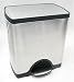simplehuman 25L Rectangular Pedal Bin - Brushed Steel