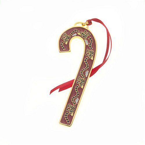 Wallace Limited Collector's Edition Annual Ornaments - 2004 24th Edition Goldplated and Enamel Candy Cane Wallace Limited Collector's Edition Annual Ornaments - 2004 24th Edition Goldplated and Enamel Candy Cane
