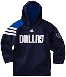 NBA Youth Dallas Mavericks On Court Long Sleeve Popover Fleece - R289Oema (Dark Navy, Small)