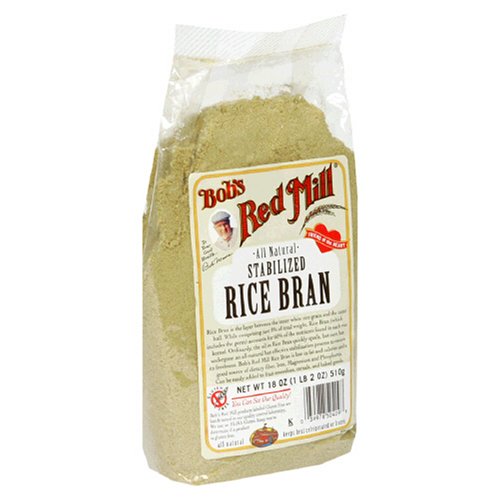 Bob's Red Mill Rice Bran, 18-Ounce Bags (Pack of 8)