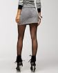 Suede Zip Mini Skirt Product Image