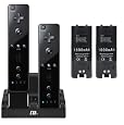 Wii USB and AC Adapter Double Charge Station with 2 Rechargeable Batteries