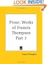 Prose: Works of Francis Thompson, Part 3