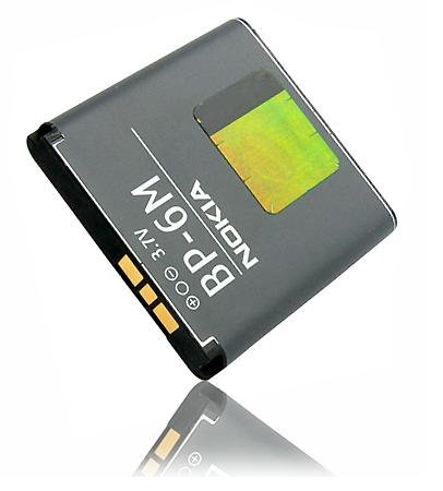 Nokia Batterie pour 3250, 6151, 6233, 6234, 6280, 6288, 9300, 9300i, N73, N93