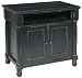 Michael Scott Berkshire Road Media Stand with Swivel Top in Antique Black 34W x 21D x 32H