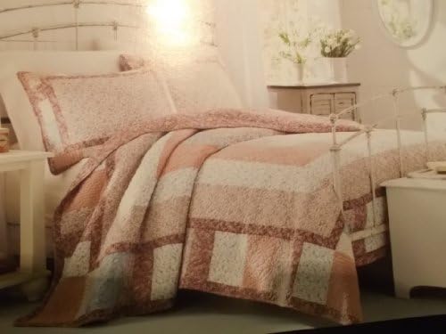 Laura Ashley 100% Cotton Quilt and Shams