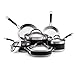 Anolon Ultra Clad Stainless Steel 10-Piece Cookware Set  : image