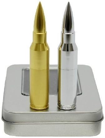 Newdigi® USB Flash Drive Disk 16gb Shining Silver Bullet +Gift Box