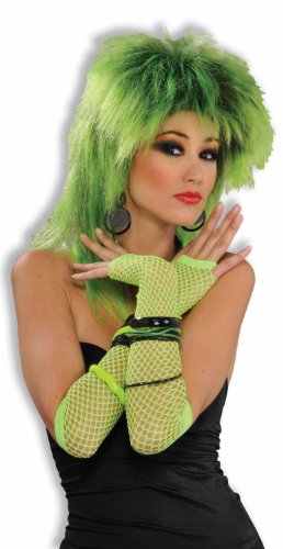 80's Long Fishnet Adult Gloves Many Colors