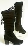 Tamaris TREND Leder Stiefel schwarz Gr. 40