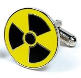 Radioactive Cufflinks - Famous Signs Themed Formal Wear - Cufflinks