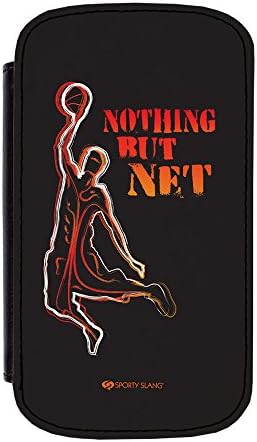 Sporty - Nothing But Net #20079 Premium Faux PU Leather Case, Protective Hard Cover Flip Case for Samsung Galaxy S4 by Sporty Slang