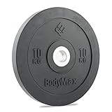 Bodymax Olympic Rubber Bumper Plates - Black Premium Fully Rubber Encased