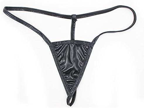 Women sexy underwear lingerie Metallic Micro PVC pants Shorts Panty Thongs