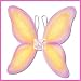 Orange & Lavender Fairy Wings