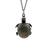 Vintage Style Turtle Watch Long Necklace