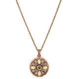Sahara Passage Floral Medallion Pendant Necklace