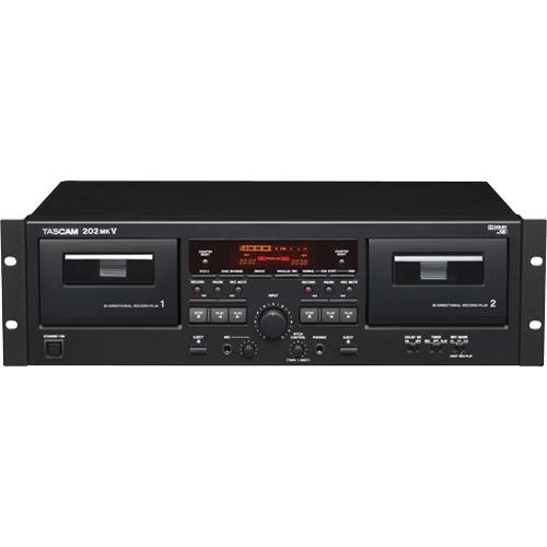 Tascam 202MKV Rackmount Professional Dual Well Cassette Deck