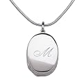Personalized Sterling Silver 4-Way Oval Locket