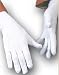 Cotton Gloves, Long Wrist Style, White or Black