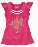 Apple Bottoms - Apple Bottoms Girls Foil-Print Top