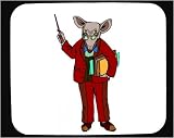 Decorated Mouse Pad with body, teacher, individuals, individual, scientist, books, humans, professor, person, human, persons, rat, people