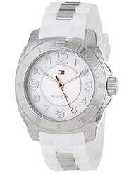 Tommy Hilfiger Womens 1781306 Casual Sport Stainless Steel Case and Links with Silicone Strap Watch