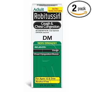Robitussin Cough and Chest Congestion Dm, 8-Ounce Boxes (Pack Of 2) by Robitussin