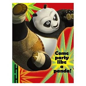 Kung Fu Panda Birthday Party invitations Kung Fu Panda Birthday Party Invitations
