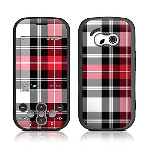 Red Plaid Design Protective Skin Decal Sticker for LG Neon Cell Phone