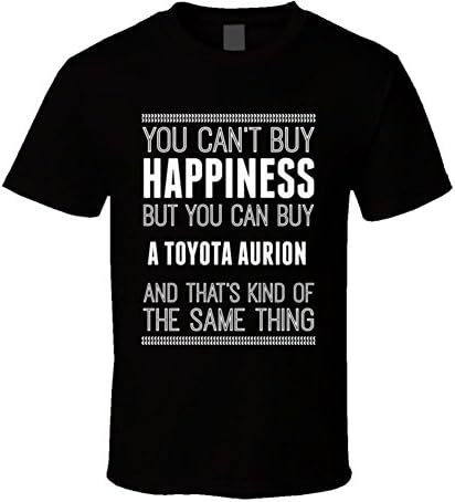 Toyota Aurion Happiness Car Automobile Love Heart T Shirt L Black