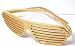 Shade Sunglasses Club Stronger Glass Cool Shutter Gold