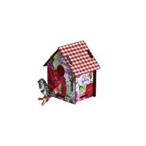 MIHO Bird House Small - Enjoy the Crumbs Wall Decor