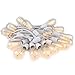 BrightechT- Ambience Pro Vintage Edition Outdoor Commercial String Lights with Nostalgic Edison Bulbs - 48 Feet String Light wit