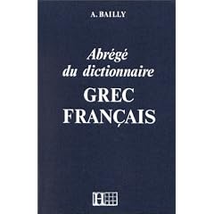 Dictionnaire abr�g� grec - fran�ais