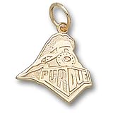Purdue University Speed Train 1/2 Pendant (Gold Plated)