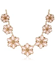 kate spade new york "Floral Fete" Colored Graduated Necklace, 18"