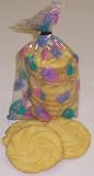 Gourmet Food : Scott's Cakes 1/2 lb. Almond Shortbread Cookies in a Bunny Hop Bag