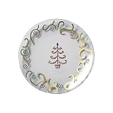 Pfaltzgraff Holiday Gold Dessert Plates, Set of 4