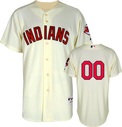 Cleveland Indians Jersey: Any Player Alternate Ivory Authentic Jersey